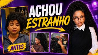 "EXAGERADO?" MEGAHAIR CACHEADO NO CABELO CRESPO! MILENA BBB 26 - VEJA REAÇÃO