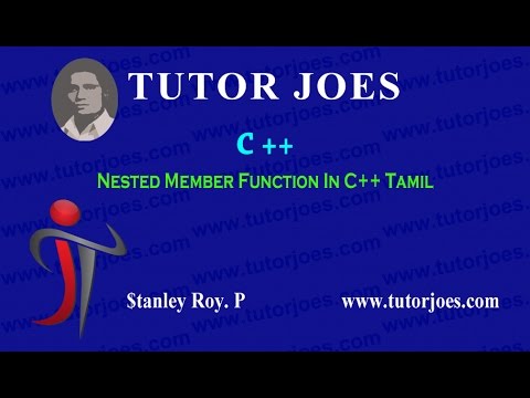 nested member function in c++ in Tamil - YouTube