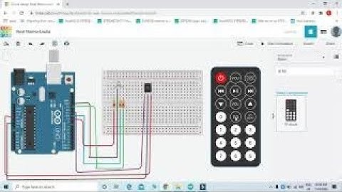 How to do automation in home using IR Remote || Tinker cad