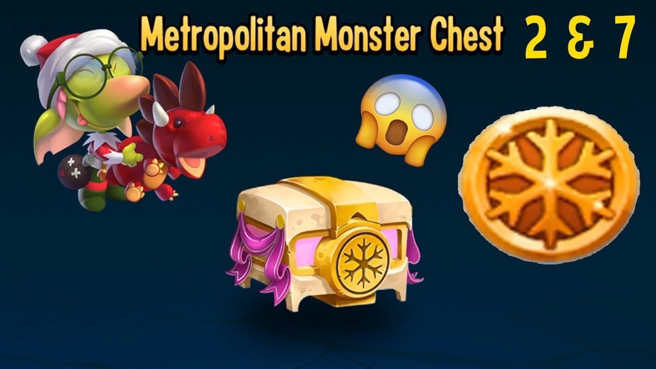 Monster Legends Get FREE CHEST Metropolitan XMAS Snowflake YouTube