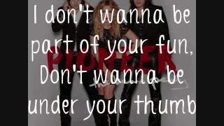 The Band Perry - Done [Lyrics On Screen]