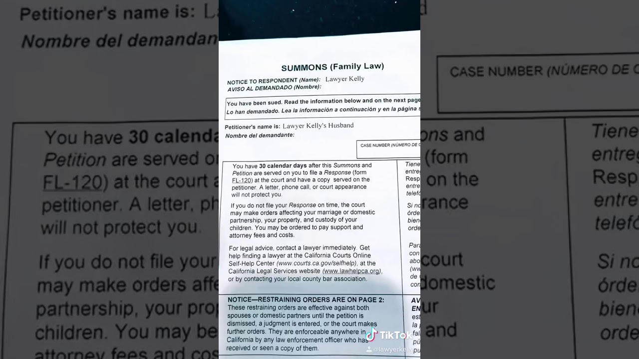What to Do When Served With Divorce Papers - YouTube