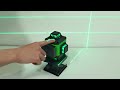 Niveau Laser 4D 16 lignes, ligne verte, auto-nivelant 360, puissance