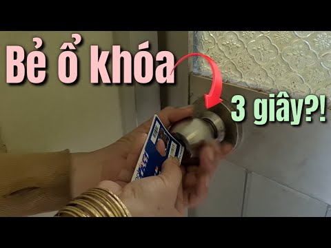 Video: Làm thế nào để bạn nắm vững chìa khóa chốt cửa?