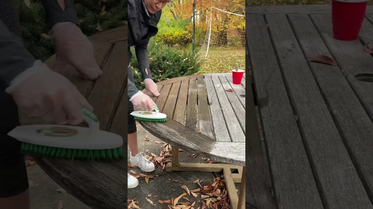 Roadside Rescue Turns Out to be a High-End Brand! Teak Table Restoration