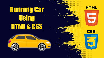 Running Car | Using only HTML and CSS | CSS Animation | Tap & Learn