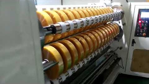 High Speed Machine Roll BOPP Tape Slitting Machine