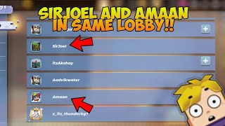 I Found SirJoel And Amaan BG In The Same Lobby!!
