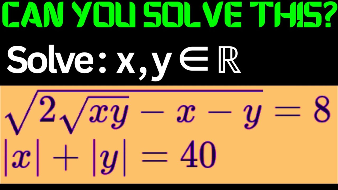 The Mind-Blowing Algebra Trick You've Been Missing!! - YouTube