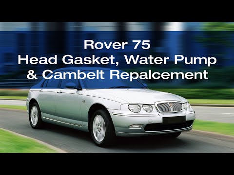 John Paul at Rimmer Bros demonstrates how to change the head gasket, water pump and cambelt on a Rover 75 1.8 turbo. This engine is also fitted in a ...