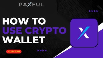 How to Use Paxful Crypto Wallet !