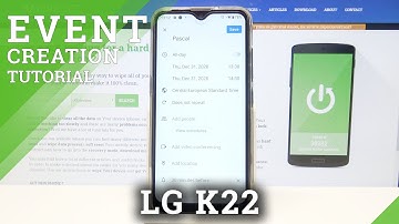 How to Add Event to Calendar in LG K22 – Customize Calendar