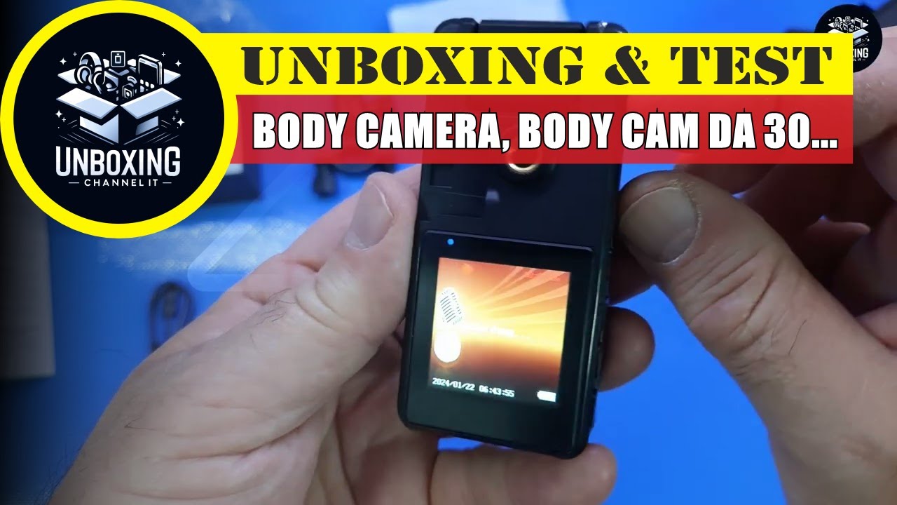 Body Cam HD 1080P, Mini Kamera Con Audio E Video Per Corpo - Foto 7