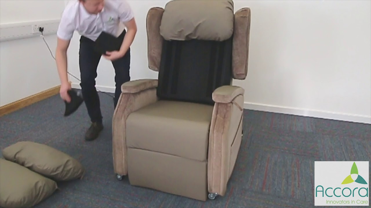 How to fit adjustable lateral support system to Configura chair