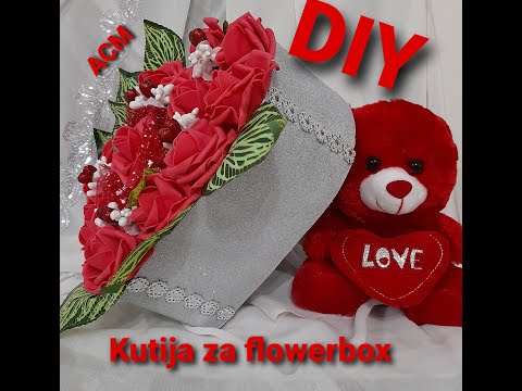 Recycling box/DIY/Kako napraviti kutiju u obliku srca za flower box