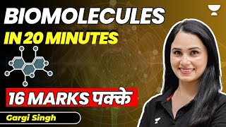 Biomolecules in 20 minutes | 16 marks pakke | Biology | NEET 2023 | Gargi Singh screenshot 1