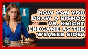 How Can You Draw A Bishop Vs. Knight Endgame As The Weaker Side? - The Chess Codex