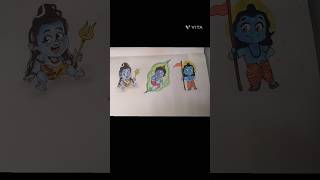 Cute Shree Ram drawing ??||Cute drawing challenge ?||shorts art sketchbookarmy ramdarbar