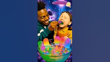 ishowspeed and squid game doll slime ASMR mukbang korean #slime #asmr #eating #mukbang #ishowspeed