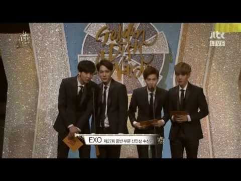 [720p]140116 EXO 신인상 시상 골든디스크 어워즈(Golden Disk Awards)