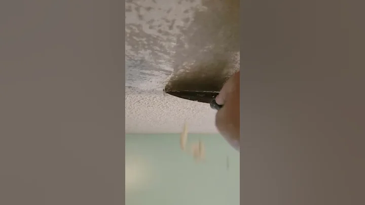popcorn ceiling gone