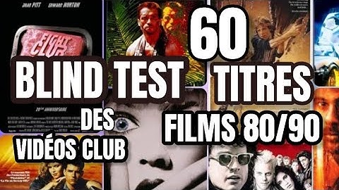 Blind test Musiques de Film Années 80/90  #blindtest