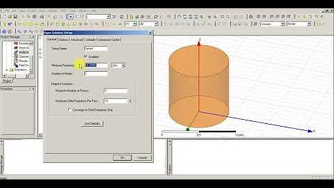 HFSS Dielectric Cavity (Pill-Box) Resonator Part 02