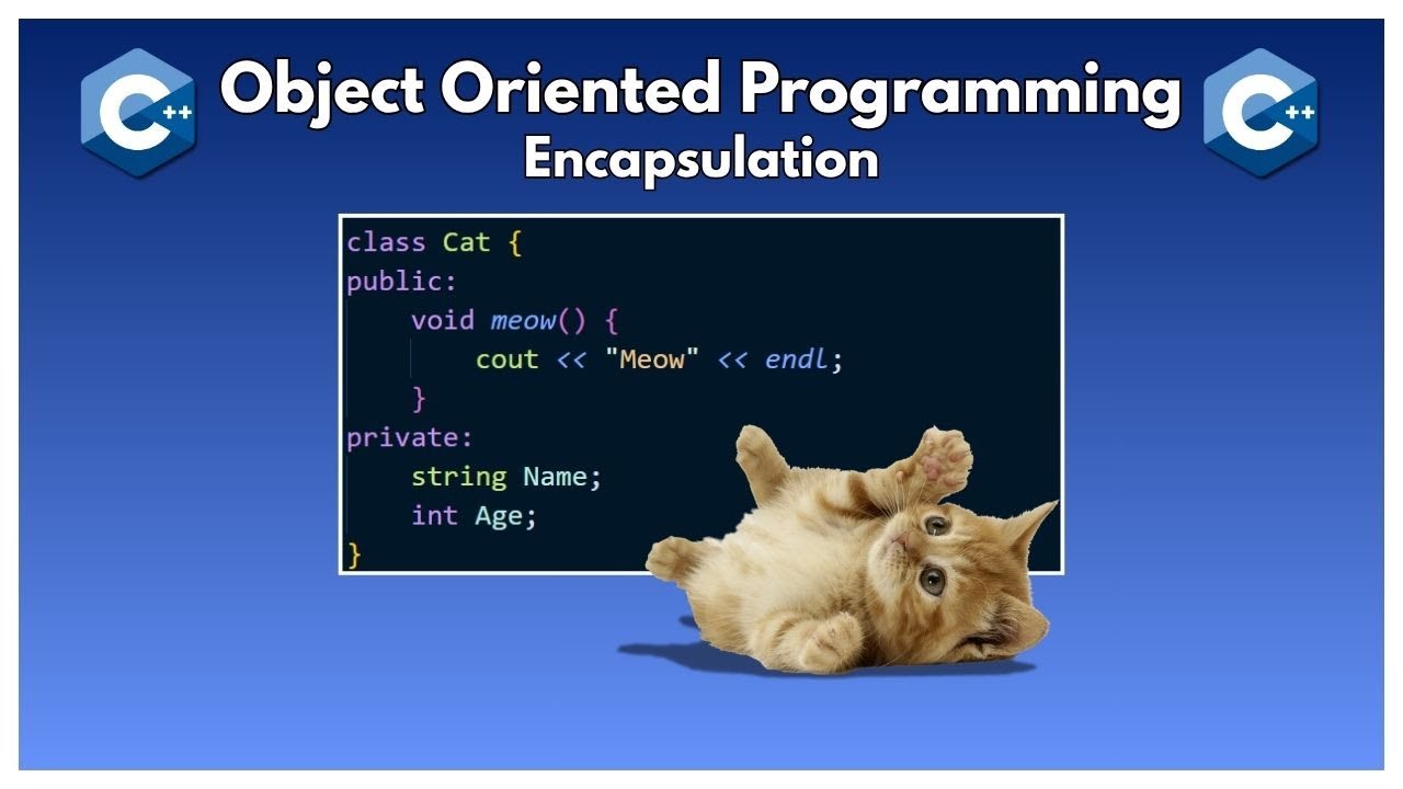 Object Oriented Programming in C++ - Encapsulation - YouTube