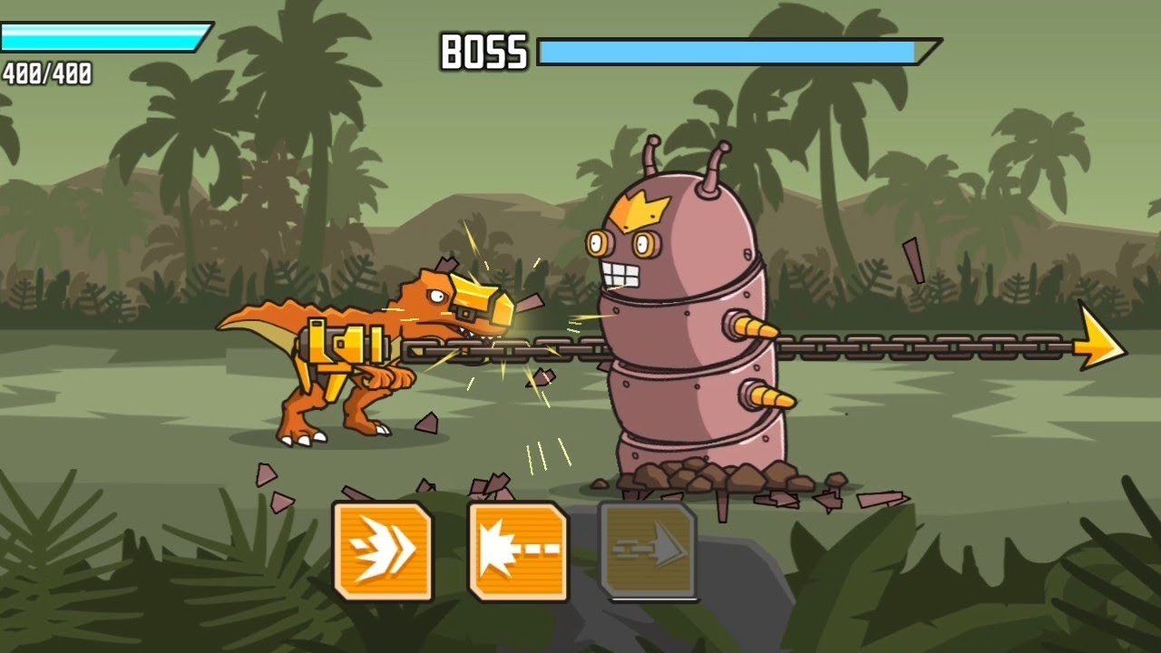 CyberDino: T-Rex vs Robots 🕹️ Play on CrazyGames