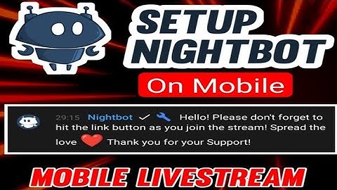 How To Add Nightbot On Youtube Live Stream In Mobile [Hindi]