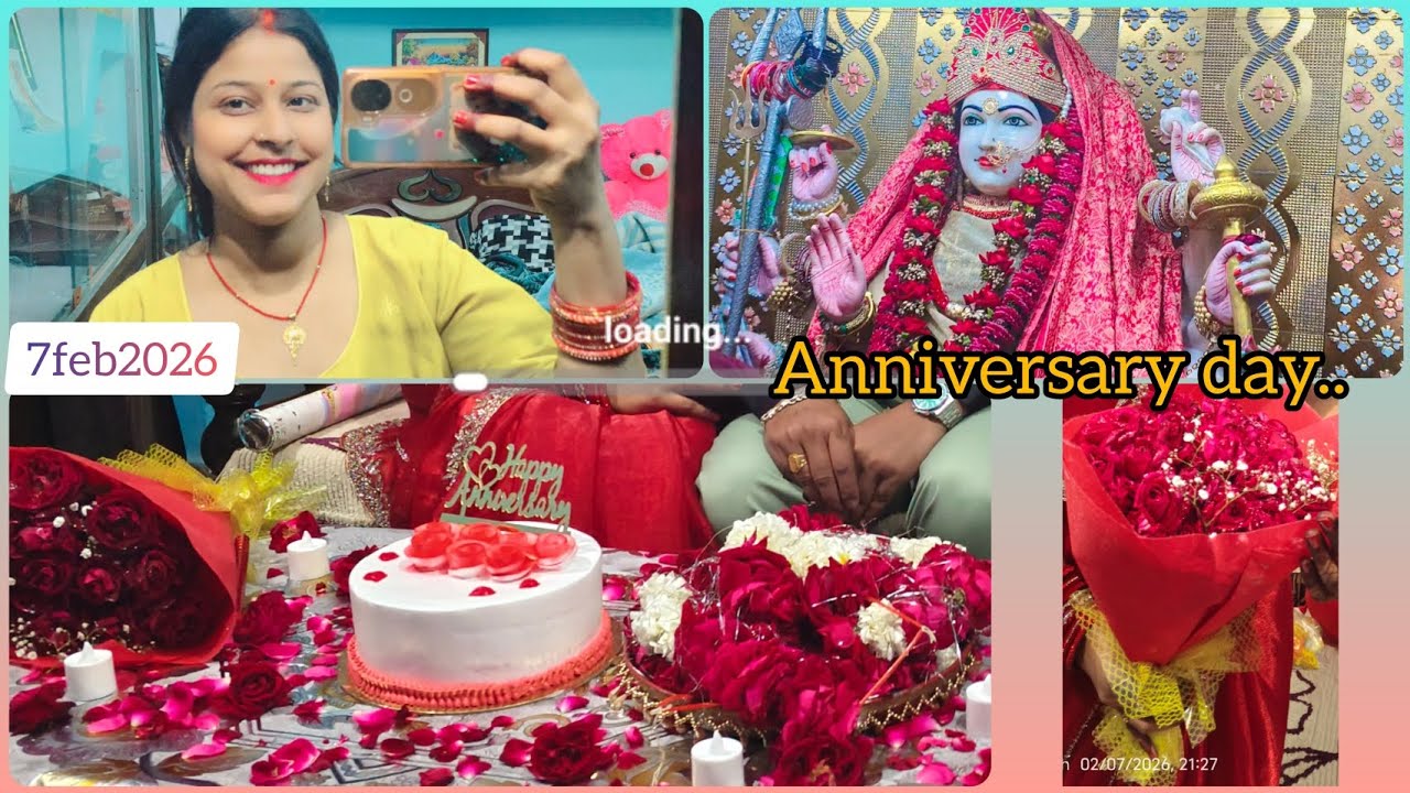 1st Anniversary कुछ इस तरह से सेलिब्रेट किया और husband ji ने दिया surprise gifts,🎁