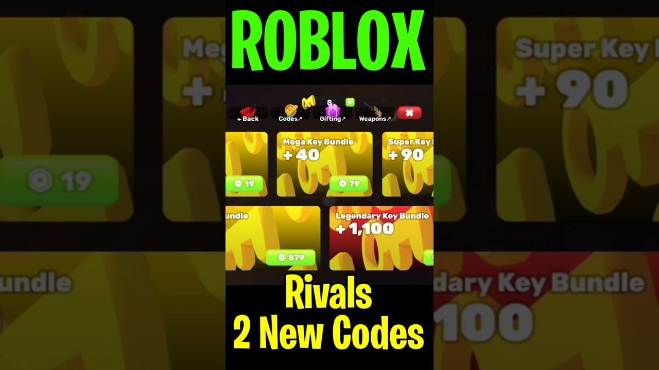 *НОВЫЕ* Рабочие коды для Roblox Rivals (2026)🔥