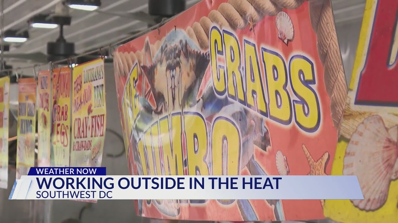 Workers sling seafood in sweltering heat at historic DC fish market