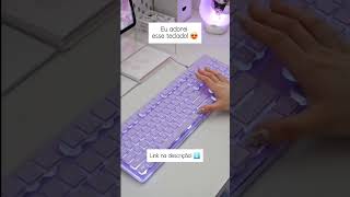 Teclado com Led #shopee #achadinhos #eletrônicos
