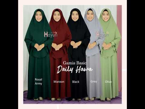 Gamis Basic Daily Hawa Hayuri Hijab