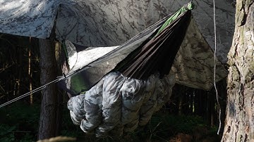 Warbonnet Outdoors Blackbird XLC winter and Summer set up
