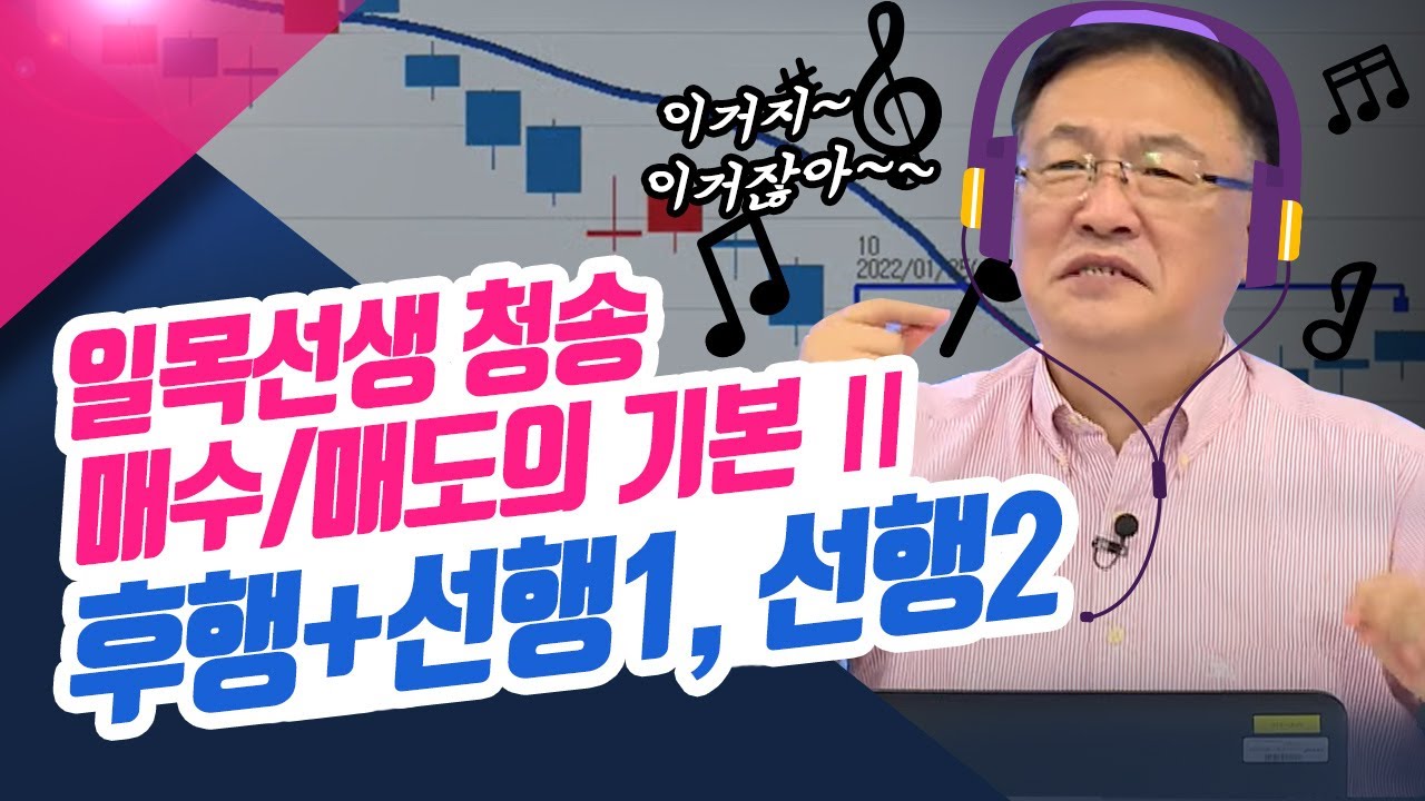 일목선생 청송님의 매수매도의 기본 -2편- 후행+선행1, 선행2ㅣ신창환의종목상담소(22.07.28)
