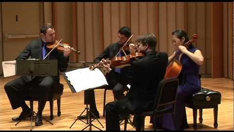 Calidore String Quartet - Mendelssohn - String Quartet No. 2 in A Minor, Op. 13 I/3