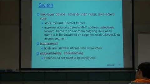 CUHK CSCI4430 Chapter 5 Introduction to Link Layer, Part 2