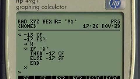 HP11: HP-50g Programming 04