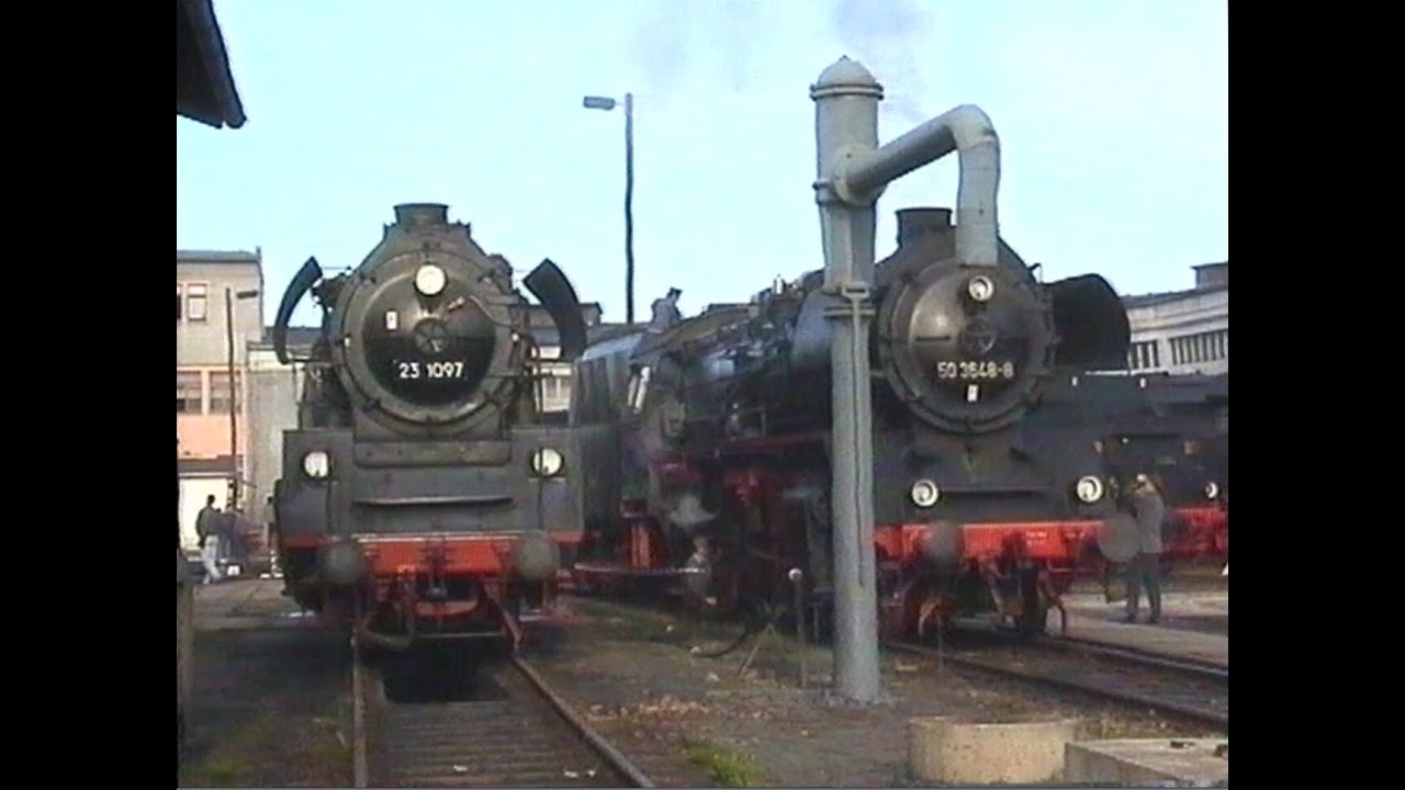 Bw-Fest Glauchau 1998 - Dampflok 23 1097 u. Führerstandsmitfahrt 50 3648