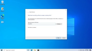 Create Lock Screen Desktop Shortcut - Win10