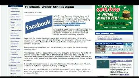 Facebook Worm Strikes Again!