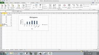 Excel2010: Summarizing Quantitative Data - Histograms