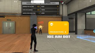 FREE FIRE IOS PANEL FOR FREE 📲 || 99 % AIMBOT|| ANTIBAN ✅