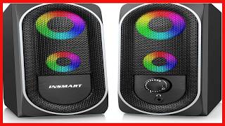 INSMART Computer Speakers Review: Powerful Sound with Dynamic RGB Lighting