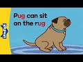 Word families 5  in ug ut un  phonics cvc words for kindergarten