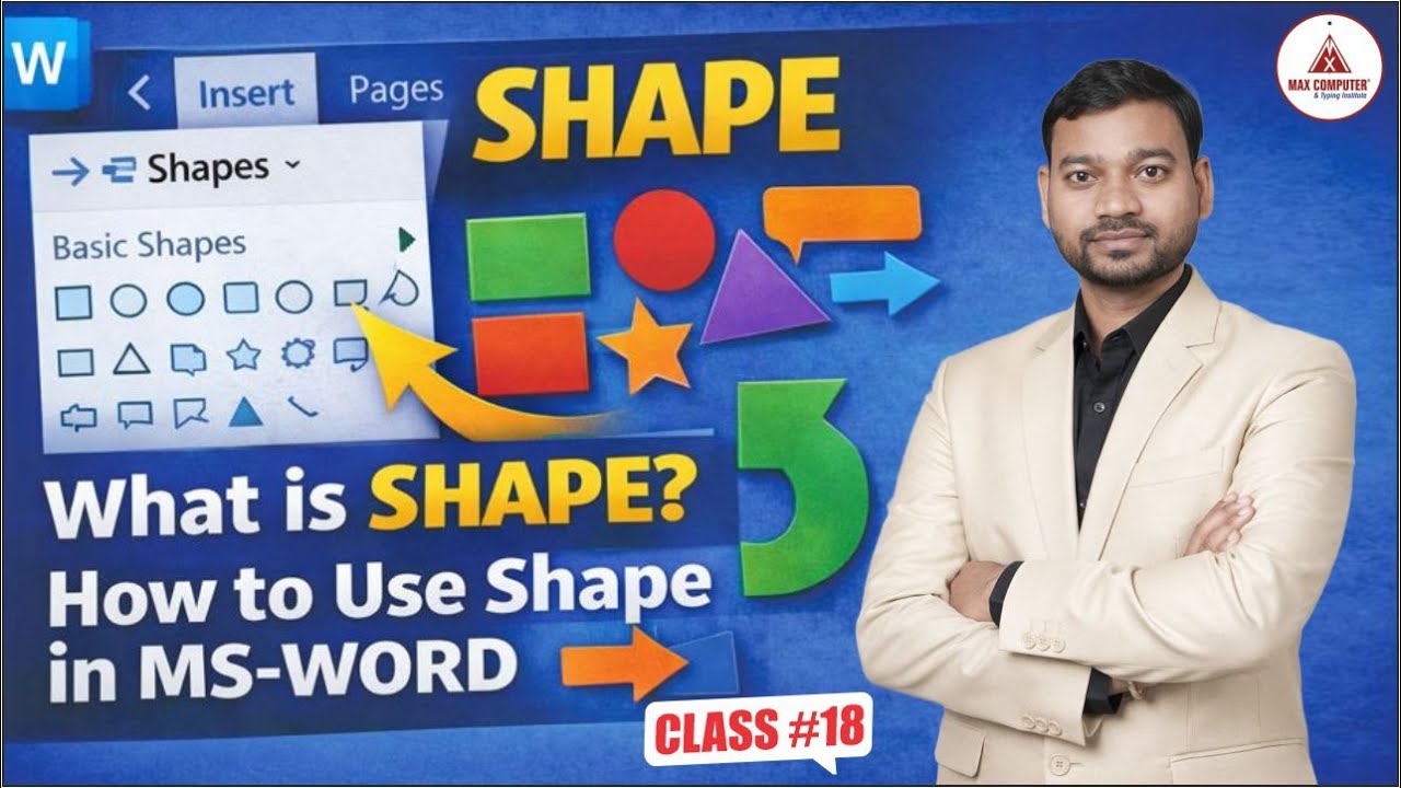 What is shape In MS- Word and how to use in shapes in MS- Word👍😱✔