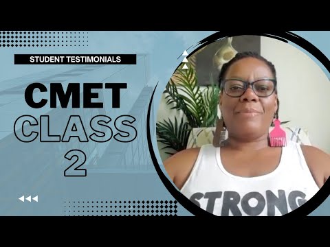 CMET The Center for Micro Entrepreneurial Training Testimonials & Program Overview Class/Cohort 2