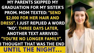 My Parents Skipped My Graduation For My Sister’s Prom — Then Called Me “Ungrateful” When I Said No.
